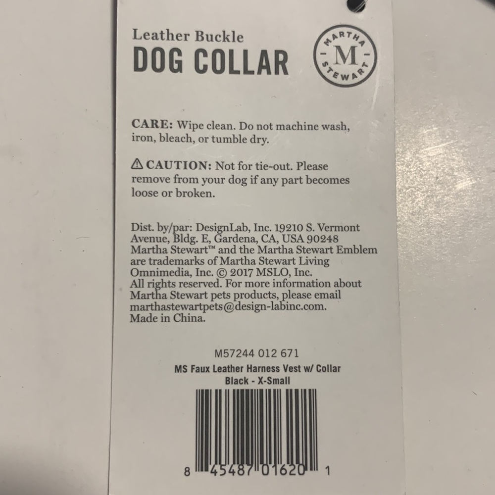 🎉HP🎉 Martha Stewart leather dog collar - Picture 4 of 5